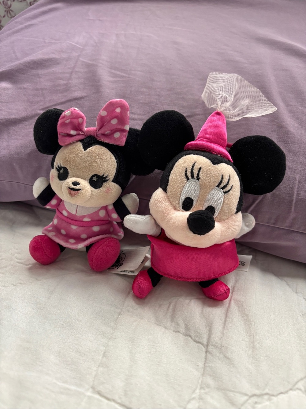 Disney Minnie Mouse Plush Duo in Pink and Black
